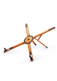 Resim Alüminyum Katlanabilir Laptop Standı Ayarlanabilir Notebook Tablet Yükseltici 10-17.3 Inç Uyumlu Turuncu 