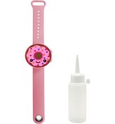 Resim Bir Boyut-20 Ml Karikatür Bileklik El Dağıtıcı Bilezik Taşınabilir Dezenfektan Jel Bilezik Sabunluk Çocuklar El Temizleyici Tutucu-pembe Donuts Pembe 
