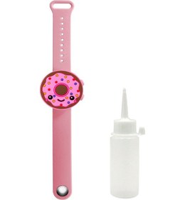 Resim Bir Boyut-20 Ml Karikatür Bileklik El Dağıtıcı Bilezik Taşınabilir Dezenfektan Jel Bilezik Sabunluk Çocuklar El Temizleyici Tutucu-pembe Donuts Pembe 