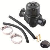 Resim VAG 1.8T ile uyumlu olan evrensel 25mm alüminyum çift port splitter dümene blow off turbo BOV valfi 