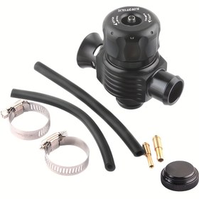 Resim VAG 1.8T ile uyumlu olan evrensel 25mm alüminyum çift port splitter dümene blow off turbo BOV valfi 