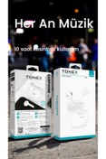Resim inteknoloji TONEX Earphone TX-460 2.Nesil Bluetooth Kulaklık Uzun Pil Ömrü 5.3 Bt 