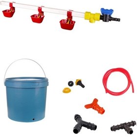 Resim TavPet Nipel Tavuk Suluğu 20 Lt Depolu Dilli Çanaklı (Set/11) 