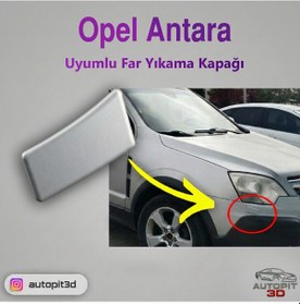 Resim Opel Antara Uyumlu Far Yıkama Kapağı Sağ Sol Takım 