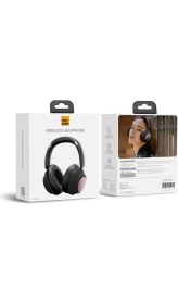 Resim Nettech NT-BTH18 Anc Lenyes Wireless Kulak Üstü Bluetooth 5.3 Kulaklık 