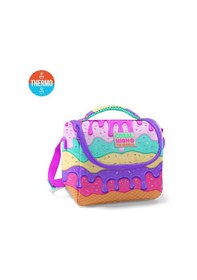 Resim Coral High Kids Pembe Rengarenk Dondurma Desenli Thermo Beslenme Çantası 11731 