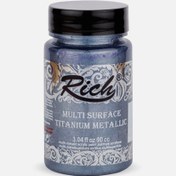 Resim Rich Multi Titanium Metalik Küllü Mavi 90 cc 
