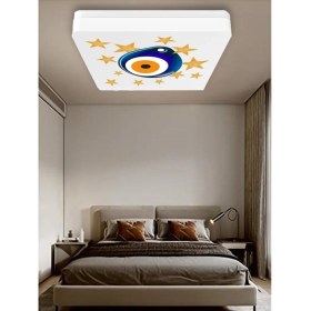 Resim Teknotrust Lüks Yatak Odası Aydınlatma 25WATT-30 cm x 30 cm Lüks Aydınlatma, Nazar Boncuğu, Yatak Avize Modeller 
