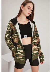 Resim Alexander Gardi Alexandergardı Kadın Fermuarlı Oversize Sweatshirt (E21-7290) 