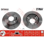 Resim TRW DF3032 FREN DİSKİ ÖN JUSTY 95-03 / ALTO 95- SWIFT SF310 90- H 