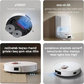 Resim Hakay Robot Süpürge ve Mop, Akıllı Temizlik Çözümü ile Ev Temizliğinizi Kolaylaştırın 