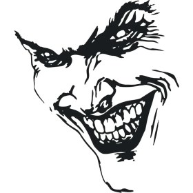 Resim Buketiket Joker Sticker ''joker Folyo Kesim Sticker'' 