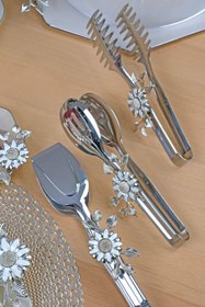 Resim Glore P05-012-Papatya Platin 3lü Maşa Seti 