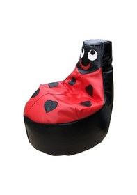 Resim Deri Uğur Böceği Armut Koltuk 67 60 25 Cm 