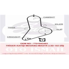 Resim GATES 5334XS TRIGER EKSANTRIK KAYISI DUCATO / MASTER / JUMPER / M 