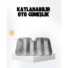 Resim Erbar Otomobil Güneşliği – Katlanabilir Tasarım ve Süngerli Isı Yalıtımı - M049R537-K67049 