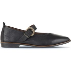 Resim Bueno Shoes Siyah Deri Kadın Babet 01WD3711 01WD3711 