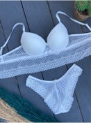 Resim Kadın Şık Bralet Dantelli Sütyen Takımı 