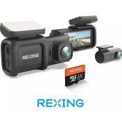 Resim Rexing Dt2 Fhd 1080p Araç Kamerası 32gb Sd Kart 