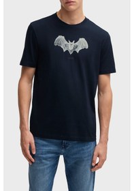 Resim Boss Erkek T Shirt 50534924 404 Lacivert Lacivert 