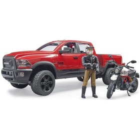 Resim Bruder Ram 2500 Pickup. Ducatı Motorsiklet Ve Sürücüsü Br02502 