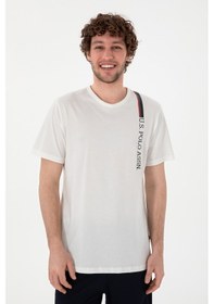 Resim U.S. Polo Assn. Erkek Bisiklet Yaka Beyaz Pijama Takımı 50309355-VR013 