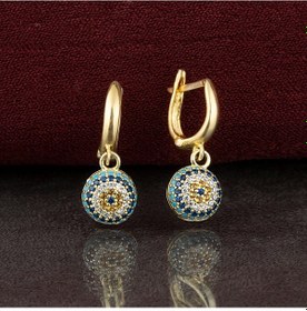 Resim Bymoreelsesilver 925 Ayar Gümüş Nazar Küpe 