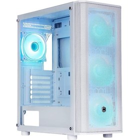 Resim SHC4200 Frısby CM106 650W 80+ Double Argb Gamıng Beyaz Mesh Kasa 
