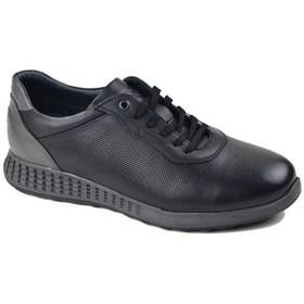 Resim 2009 Siyah Spor Hakiki Deri Ayakkabı Siyah 