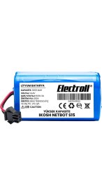 Resim Electroll Ikosh Netbot S15 Uyumlu Batarya (ULTRA YÜKSEK KAPASİTE) 3200mah Pil Robot Süpürge Batarya Değişimi 