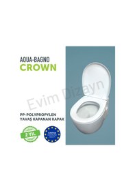 Resim Crown Yavaş Kapanan Klozet Kapağı 