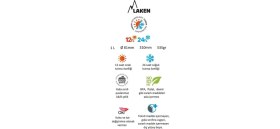 Resim Laken Steel Thermo Lıquıds Flask 1 L - Metal 