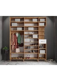 Resim Açelya Portmanto Vestiyer Çam Beyaz175cm M10 