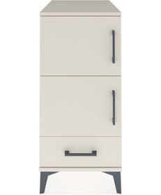 Resim Kronos Komodin 4 Raflı Tek Çekmeceli Tek Kapaklı 44x59x96 Aytaşı-aytaşı Aytası 