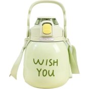 Resim YW-WN Çelik Termos Bardak Öğrenci Pipet Bardak (Yurt Dışından) 