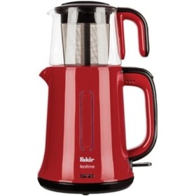 Resim Fakir Teatime 2 In 1 1.7 L Çay Makinesi Kırmızı-Siyah 