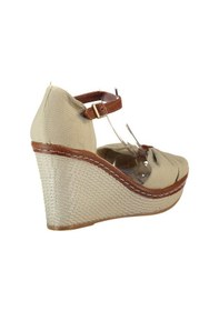 Resim Fox Shoes Bej Kadın Dolgu Topuklu Ayakkabı 9674040505 