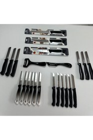 Resim Solingen PRO Çeyiz Paketi SİYAH 23 Parça + (Solingen Bez Hediyeli) 