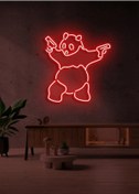 Resim Twins Led Panda Figürlü Neon Tabela Kırmızı Model:model:40233366 Kırmızı 