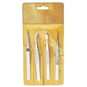 Resim Genel Markalar PY-019 4lü Paslanmaz Çelik Cımbız Seti Düz/fint/kavisli Ters 