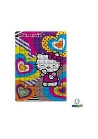 Resim Ghostbastır Design Hello Kitty 99 Parça Ayaklı Puzzle Dekoratif Çocuk Yapbozu 0161 