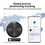 Resim GPS Akıllı Kayıp Cihazı Konumlandırıcı, Askılı - Gerçek Zamanlı Takip, Kurulum Gerektirmez, Evcil Hayvanlar, Bagajlar, Bisikletler ve Arabalar İçin Uygun - Sadece Android Sistemleri İçin Kullanım 