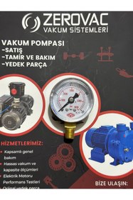 Resim SIMGA 0-400 Bar Çap Ø40 Mm Alttan Bağlantılı Kuru Tip Manometre 