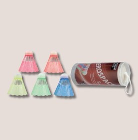 Resim Aerospace Renkli Badminton Topu 5'li 