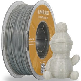 Resim Twinkling Pla Filament Simli Gri Yıldızlı / Granit Efekt - 1.75mm 1 Kg - Işıltılı Filament 