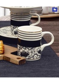 Resim 12 Parça 6 Kişilik Porselen Kahve Fincan Takımı Türk Kahvesi Seti 