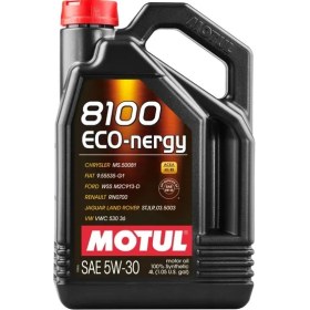 Resim Motul 8100 Eco-Nergy 5W-30 Motor Yağı 4lt - Tam Sentetik, Yüksek Yakıt Ekonomisi, Benzinli & Dizel Uyumlu 