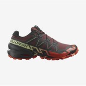 Resim Salomon 475815 Speedcross 6 Rum Raisin/cherry Tomato/cognac Erkek Outdoor Ayakkabı Bordo 