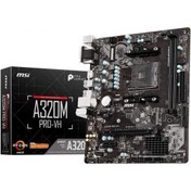 Resim Msi MB A320M Pro-Vh A320M DDR4 Am4 4x Sata VGA HDMI Anakart 