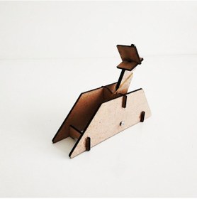 Resim Boya Setli. 3D Ahşap Boyama Maketi Mancınık Maket Etkinlik Oyunu 